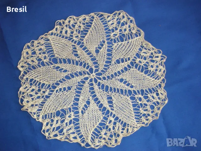 Покривки за маса на една кука Бродирана покривка с цветя Тишлайфери Карета, снимка 15 - Покривки за маси - 36438328