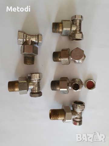 Кран М Ж  1 / 2  радиаторен ъглов секретен, снимка 2 - ВИК - 43595408