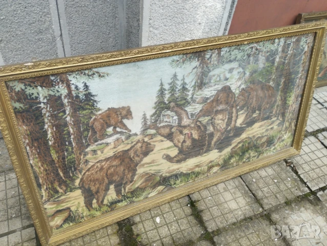 Стари ковьори в рамка и стъкло., снимка 13 - Антикварни и старинни предмети - 50447701