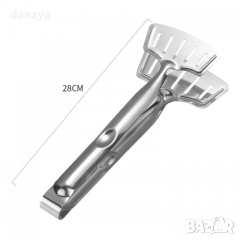 1486 Двойна шпатула за скара широка щипка за сервиране и готвене, снимка 6 - Прибори за хранене, готвене и сервиране - 28686546