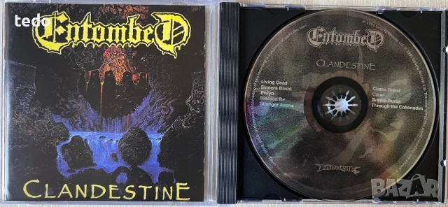 Entombed - Clandestine  ( Repress) 