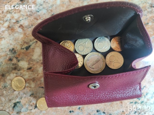 Компактно дамско портмоне с френски джоб от естествена кожа , снимка 7 - Портфейли, портмонета - 34853295