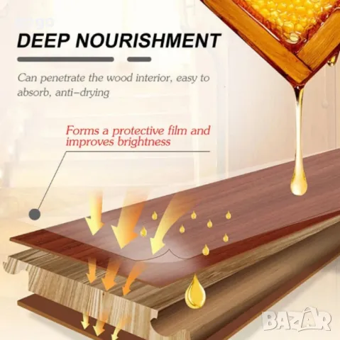 Натурален препарат за почистване с пчелен восък, снимка 4 - Други стоки за дома - 48262957