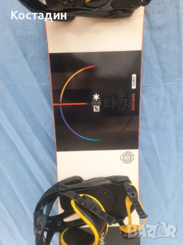 Сноуборд 155см. Salomon Huck Knife RTL Wide с автомати, снимка 3 - Зимни спортове - 53205887