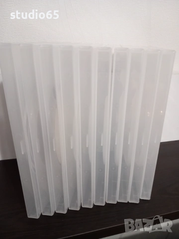 DVD кутии единични (14 мм) - чисто нови, висококачествени прозрачни в комплект от 10 броя., снимка 2 - DVD филми - 53517158