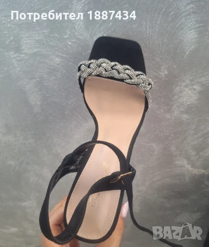 Дамски сандали на ток , снимка 2 - Дамски обувки на ток - 50495404