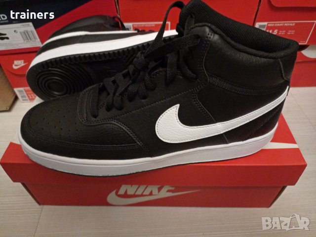 Nike Court Vision MID код CD5466-001 Оригинални Кецове, снимка 3 - Кецове - 39469208