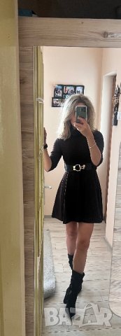 Плътна кафява рокля, снимка 8 - Рокли - 42946988