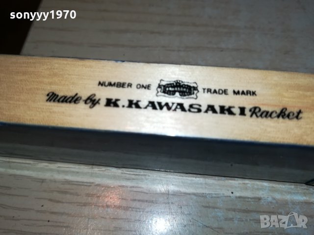 KAWASAKI-MADE BY K.KАWASAKI RACKET-SWISS 0512211257, снимка 16 - Колекции - 35034980