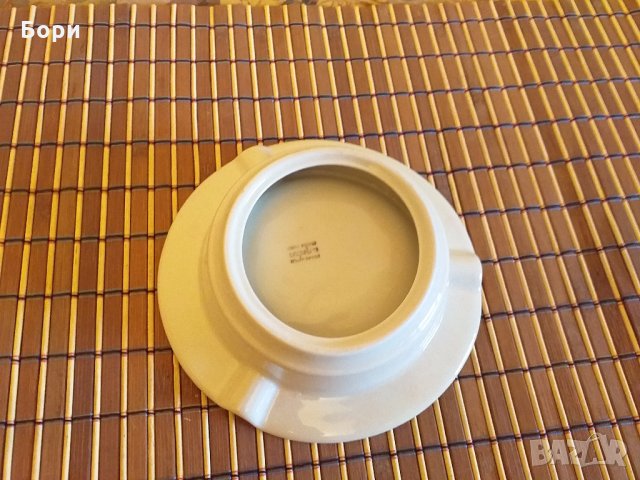 Нов Български порцеланов луксозен пепелник с позлата, снимка 4 - Други - 27908883