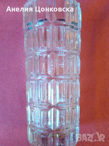 Масивна кристална ваза, снимка 3 - Антикварни и старинни предмети - 27977290
