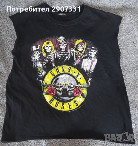 Тениска потник групи Guns-n-Roses. официален продукт, снимка 1 - Тениски - 43454121