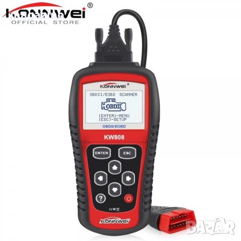 УНИВЕРСАЛНА ДИАГНОСТИКА KONNWEI KW808 OBD2 DIAGNOSTIC, снимка 5 - Аксесоари и консумативи - 26251771