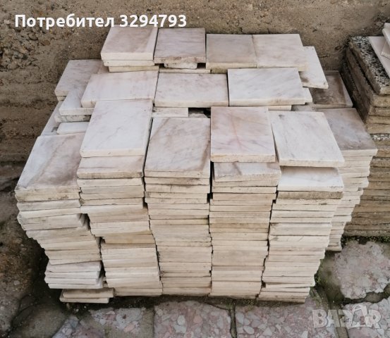 Полирани мраморни плочки 20x15x2см.