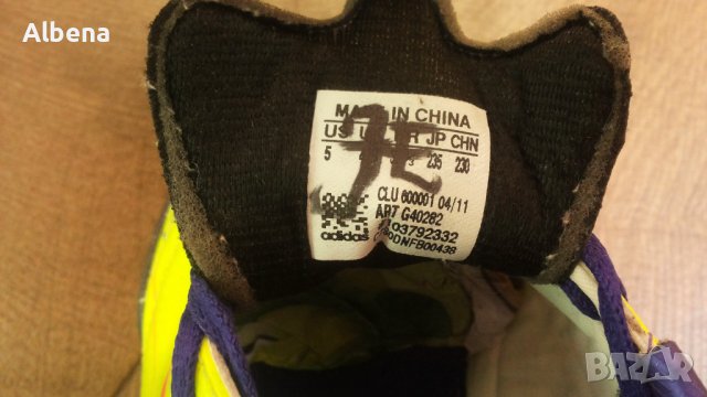 Adidas F10 TRX TF Kids Football Shoes Размер EUR 37 1/3 / UK 4 1/2 детски стоножки за футбол 70-14-S, снимка 17 - Детски маратонки - 43718318