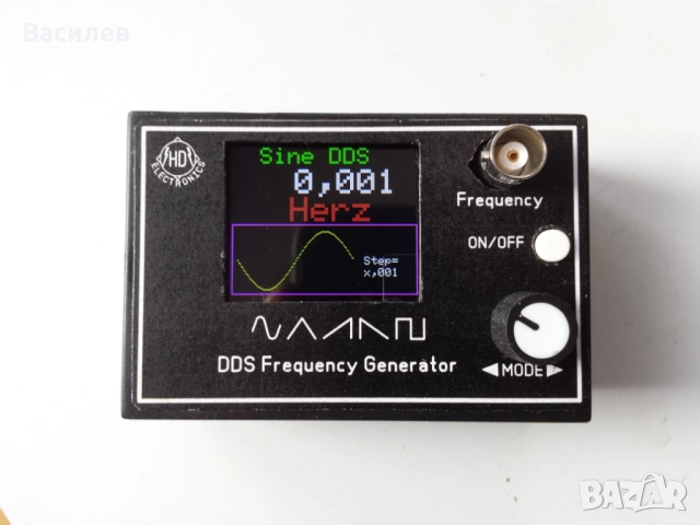 DDS честотен генератор, 0.001Hz до 1MHz, Радиестезия V.1.2