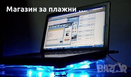 USB охладител за лаптоп с 3 неонови вентилатора Coolding Pad, снимка 12 - Лаптоп аксесоари - 28460270