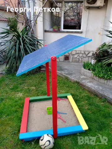 Детски Пясъчник със сенник,цветен, снимка 6 - Други - 50681084