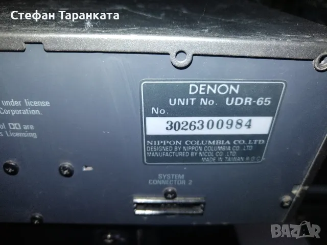 касетачен дек от компонентна система Denon, снимка 6 - Аудиосистеми - 48093598