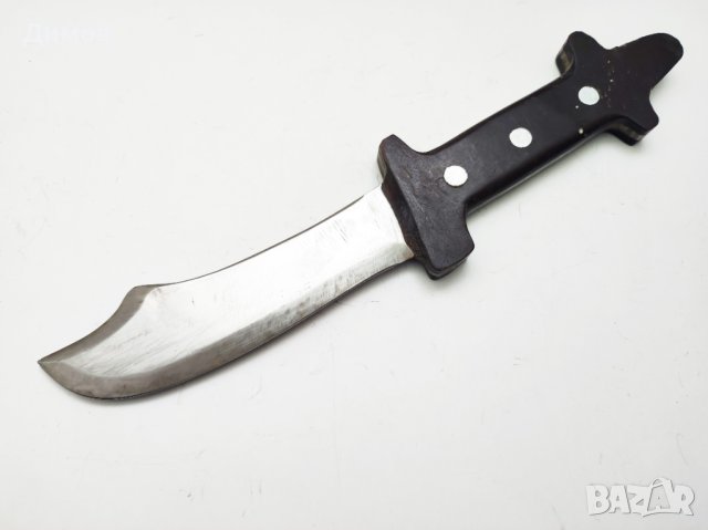 Интересен голям нож от соца, снимка 2 - Ножове - 43113830