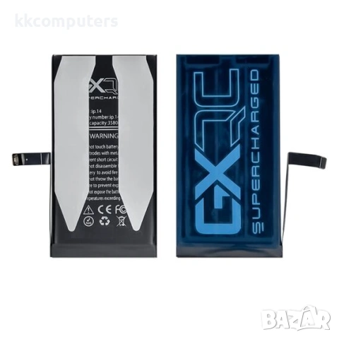 Батерия GXQC Supercharged за APPLE iPhone 15 Plus подсилена (4650mAh) (No Error) NEW Original IC