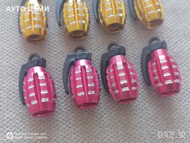 Качествени капачки за вентили винтили на гуми гранати за кола автомобил джип ван мотор колело, снимка 4 - Аксесоари и консумативи - 37450115