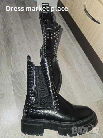 Дамски високи боти, снимка 4 - Дамски боти - 53564347