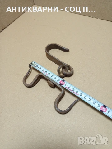 Соц Стар Малък Ръчно Кован Ченгел За Дране., снимка 10 - Антикварни и старинни предмети - 50913561