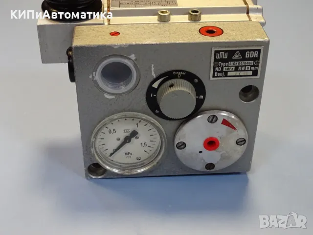 пневматичен блок wmw DDR StGK04/0400 Pneumatic Valve NW-8mm Orsta TGL36389, снимка 2 - Резервни части за машини - 47675966
