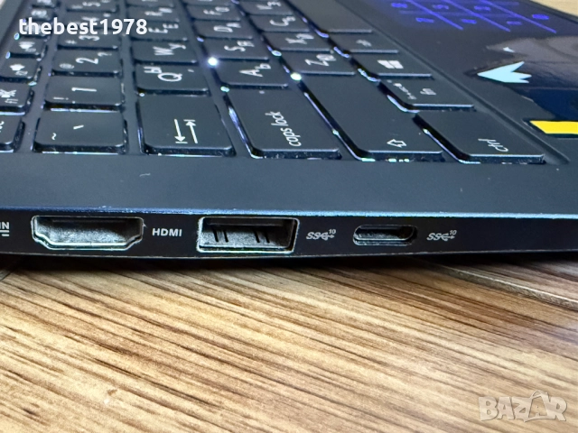 Asus ZenBook 14`i7-8565U/Nvidia MX150/512GB NVMe/8GB RAM/Full HD IPS, снимка 5 - Лаптопи за работа - 52087141