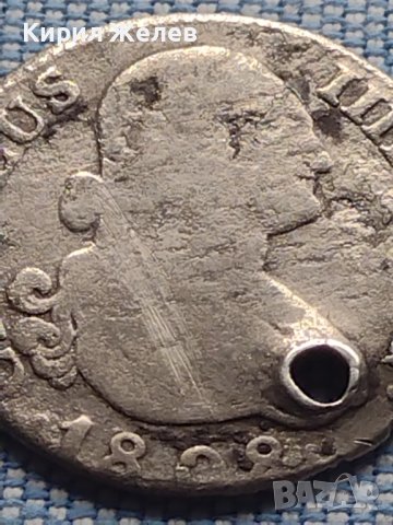 Сребърна монета 2 реала 1808г. Карлос четвърти Мадрид Испания 13629, снимка 5 - Нумизматика и бонистика - 42968431