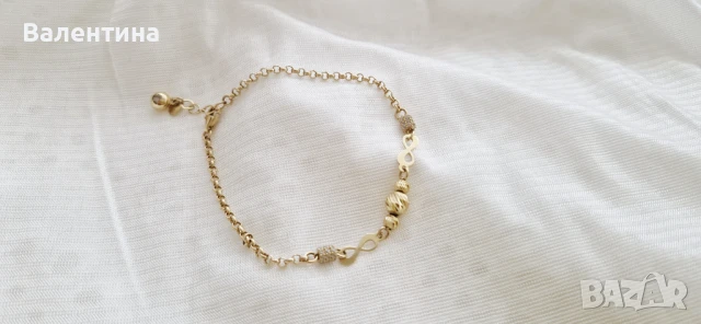 Дамска златна гривна 3.52гр, снимка 2 - Гривни - 51120271
