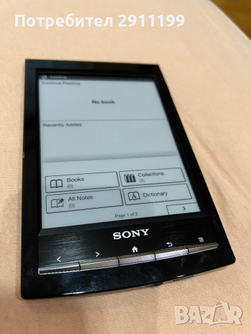 Четец Sony PRS – T1, снимка 4 - Електронни четци - 44842700