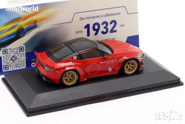 NISSAN FAIRLADY Z PANDEM Rocket Bunny 2022 - мащаб 1:43 на SOLIDO моделът е нов в PVC дисплей-кейс, снимка 5 - Колекции - 51281417