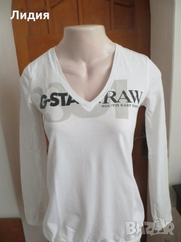 Дамска тениска с дълъг ръкав G star raw, снимка 1