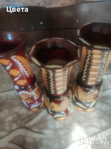 Вази дърворезба, снимка 5 - Вази - 48511988