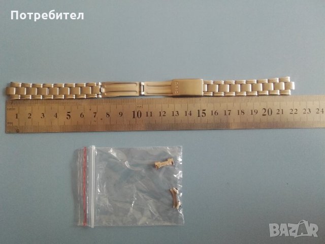 Употребявана верижка за дамски часовник Casio, снимка 1 - Каишки за часовници - 33081791