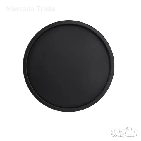 Помощна масичка Mercado Trade, За тераса или градина, Метал, Черна, снимка 3 - Декорация за дома - 49120075