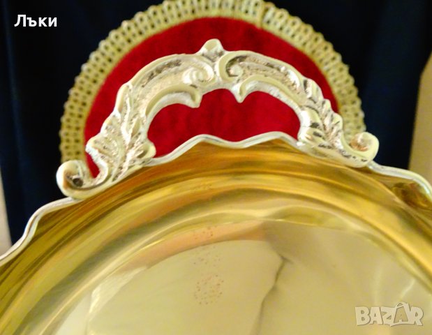 Посребрена фруктиера,бонбониера. , снимка 4 - Антикварни и старинни предмети - 37121004