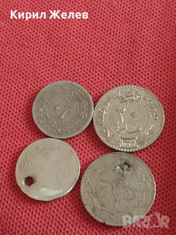 Четири монети Турция Мехмед пети стари редки за КОЛЕКЦИЯ ДЕКОРАЦИЯ 24258, снимка 1 - Нумизматика и бонистика - 43865905