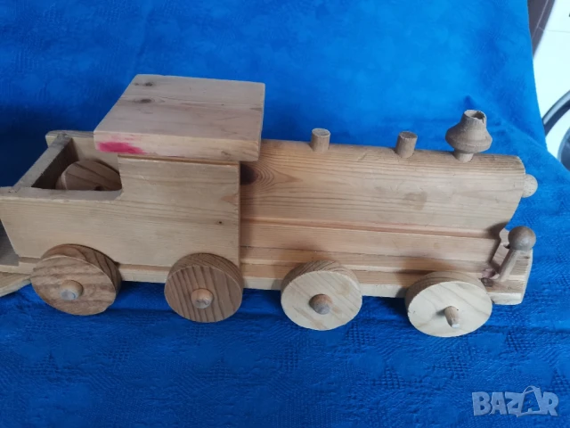 Ретро дървено влакче , снимка 4 - Антикварни и старинни предмети - 50535543