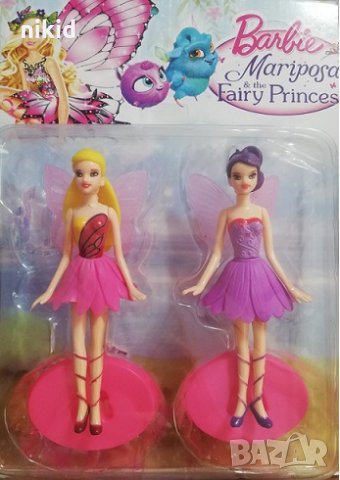 2 бр Барби Пеперудената Марипоса Балерина фея принцеса  Mariposa пластмасови играчки фигурки