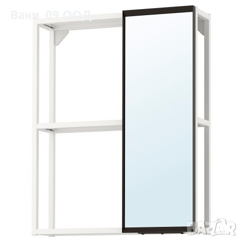 Стенна етажерка с огледало, снимка 2 - Етажерки - 33127310