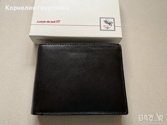 Нов кожен портфейл Art-93, снимка 6 - Портфейли, портмонета - 52665755