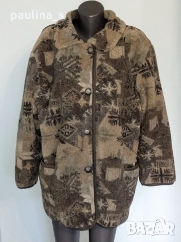 Сладурско палто в сиво / голям размер , снимка 2 - Палта, манта - 26786420