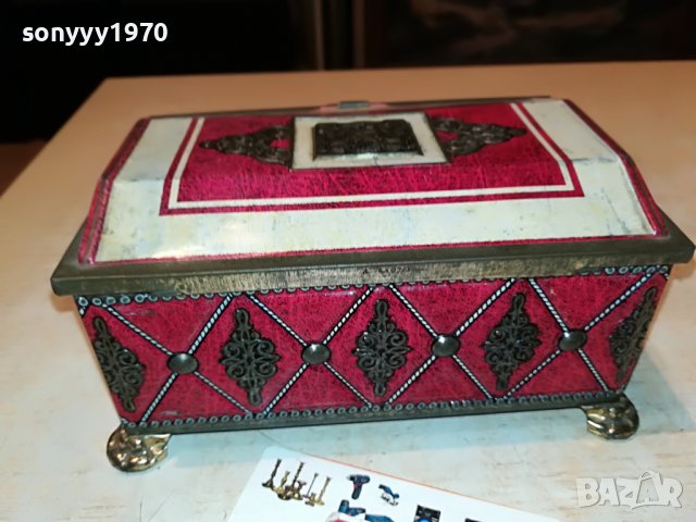 МЕТАЛНА КУТИЯ ОТ ФРАНЦИЯ 2910222012, снимка 12 - Антикварни и старинни предмети - 38494283
