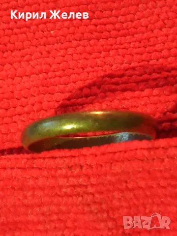 Стар ФИН МЕСИНГОВ ПРЪСТЕН Тип ХАЛКА РЪЧНА МАЙСТОРСКА ИЗРАБОТКА 31165, снимка 8 - Антикварни и старинни предмети - 47163206