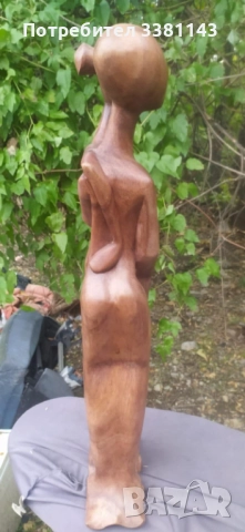 Продавам скулптура от дърво, снимка 2 - Статуетки - 52018177