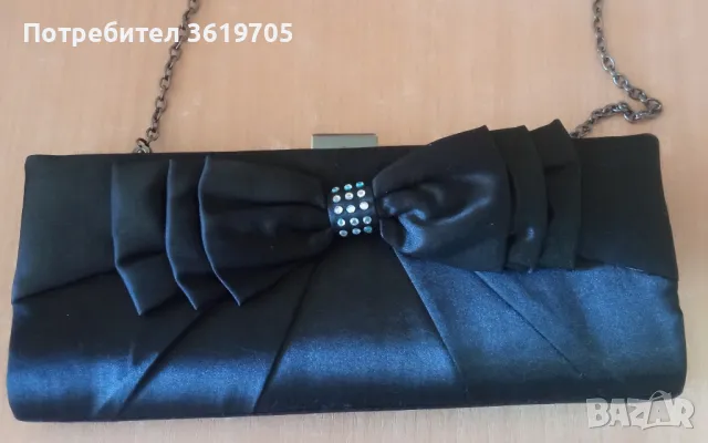 Малка чанта-клатч от коприна, снимка 4 - Чанти - 50101533