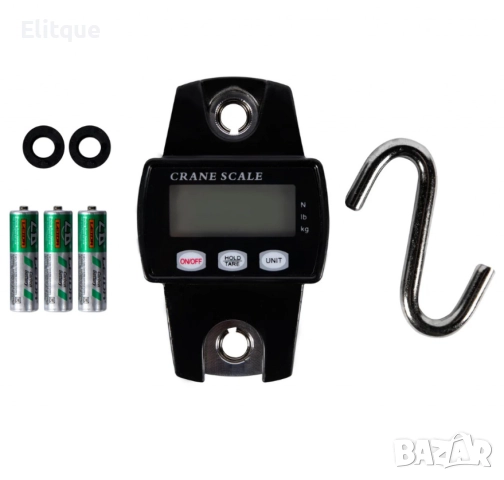 Ръчен електронен кантар LCD с кука до 300кг